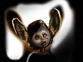 Pinocchio's ears become like those of a Donkey. In a little while he changes into a real Donkey and begins to bray 
