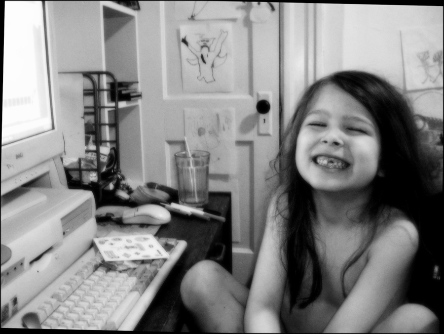 The Child Experiments with Making Art on His Computer, 2004