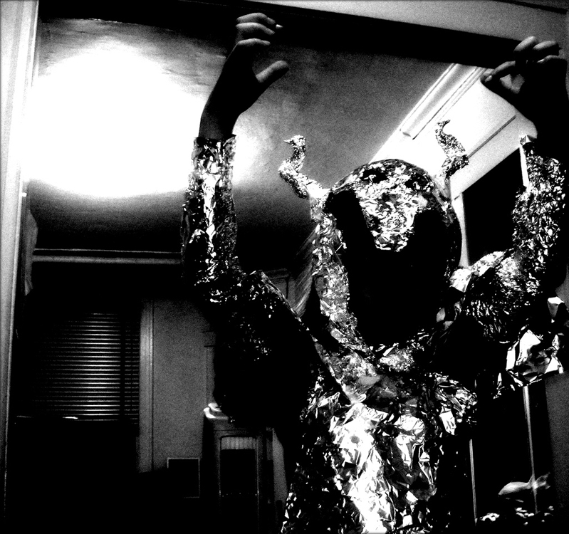 2004, The Child Experiments with being an Aluminum Dragon