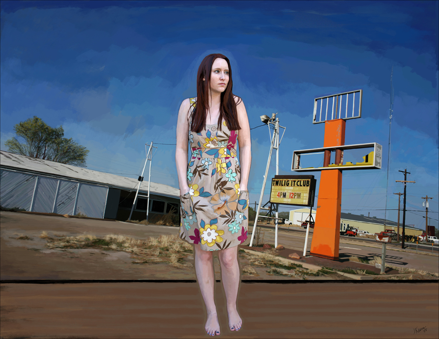 The Stage – The Twilight Club (Digital Painting)