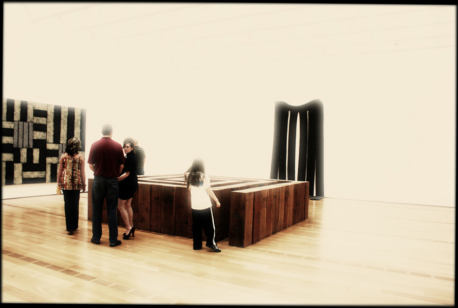 H.o.p. Overlooking a Maze at the High Museum of Art