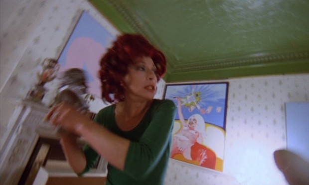 A Clockwork Orange - Cat woman with the painting behind