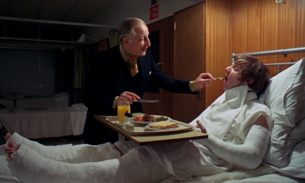 The Minister of the Interior feeding Alex