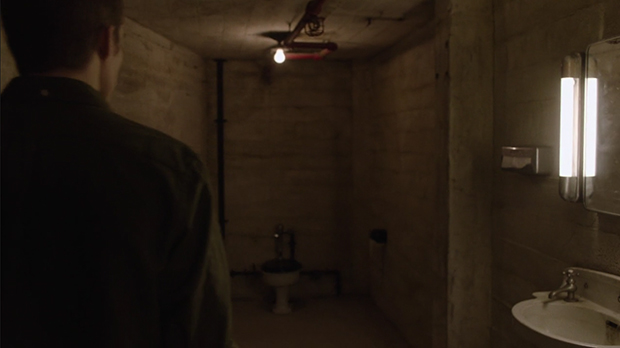 The
bathroom