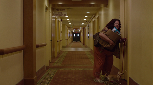 Marjorie in the hall