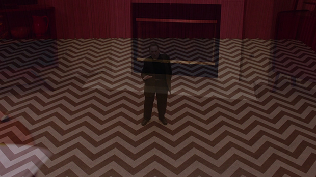 Vision of Phillip in the living room