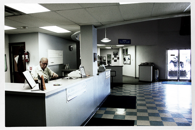 International UFO Museum lobby